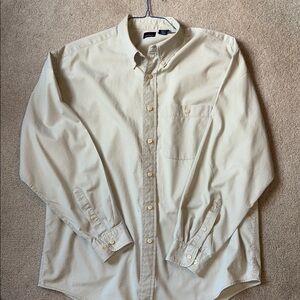 Arrow Tan Casual Button Long Sleeve Down Shirt Relaxed Fit